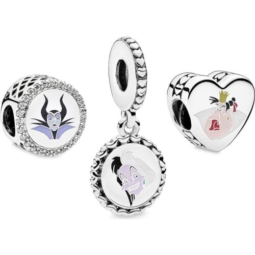 Christmas Charms Villains Charm Royal Badness 925 Sterling Silver Bracelets & Bangle Woman & Man DIY Beads For Jewelry Making