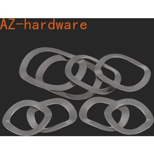 304 stainless steel three crest washer wave washer wave spring washer elastic washer m3-m41 30PCS