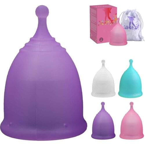 Brand New 25-35ml Menstrual Cup Qualituy Grade Silicone Cup Safe Hygeian Easy Cleaning Alternative For Cloth Sanitary Napkins
