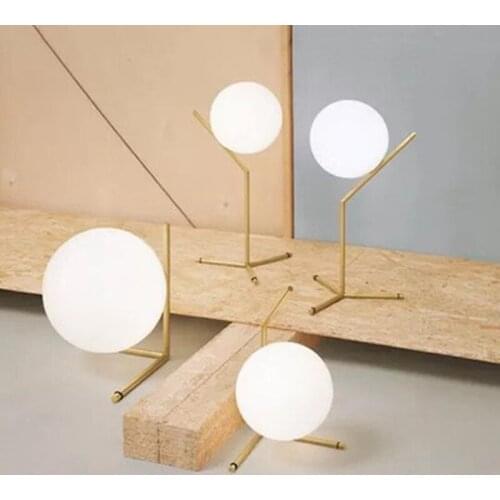 Modern nordic simplicity LED table desk Lamps reading light metal glass classroom Bedside study lustre table Lamp Energy-saving