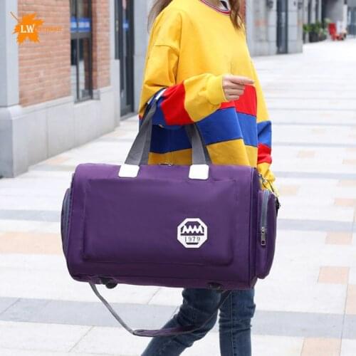 Gym sports exercise Yoga swimming training bag Multifunctional one shoulder slant travel bags carrying luggage bag
