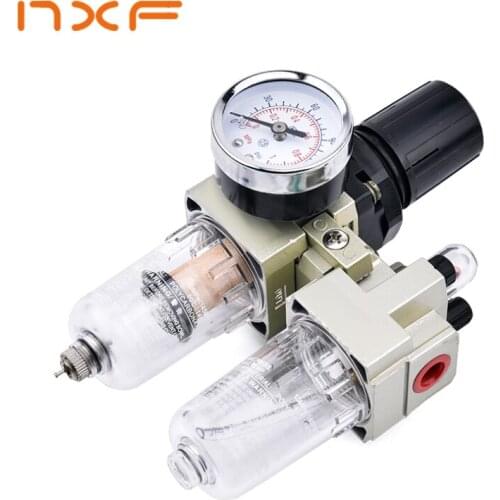 Air Pump Compressor Oil Filter Regulator Trap Pneumatic Water Separator Pressure Manual Drainage Supply AC2010-02 SMC Type