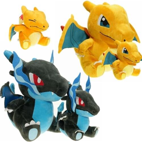 Japan Game Anime Pokemon Charizard Plush Stuffed Toy Dolls 8''/12'' Kids Christmas Gift