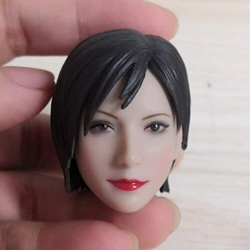1/6 Scale Beauty Female Ada Head Carving Head Sculpt Model for 12 inches Action Figure Body DIY Accessories