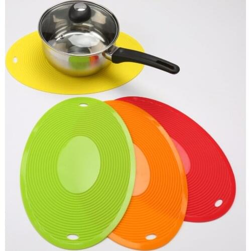 1PCS Silicone Trivet Mats 12'' x 8''- Hot Pads Non-Slip Trivets