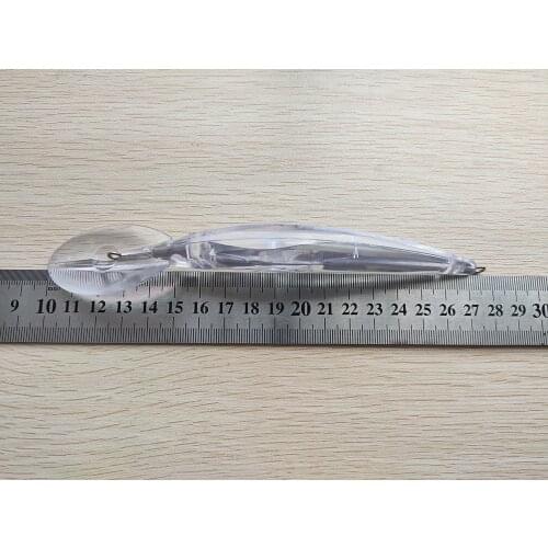 5pcs Unpainted Fishing Lure Body Minnowbaits Hardbaits Fishing Wobbler Artificial Baits 178mm 21g Blank Lures STH06