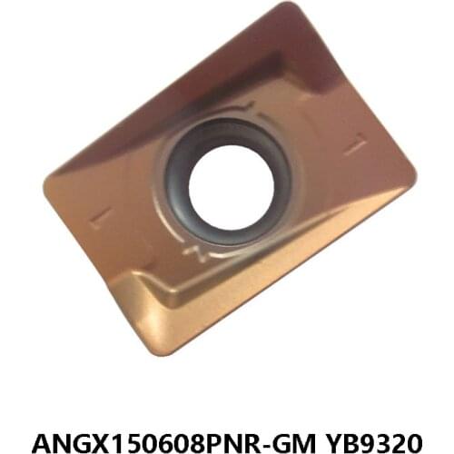 100% Original ANGX150608PNR-GM YB9320 ANGX 150608 ANGX150608 PNR Milling Cutter Carbide Inserts Lathe Cutting CNC 10pcs