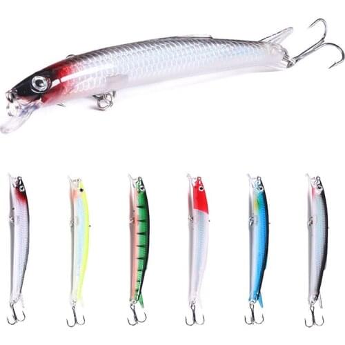 12cm 10.5g Minnow Fishing Lure Laser Hard Artificial Bait 3D Eyes Fishing Wobblers Pike Carp Bait Crankbaits Fishing Tackle