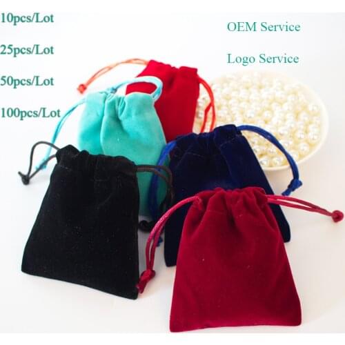 Good Swan Velvet Jewlery Gift Bag Drawstring Packing Pouch 8x10 10x12 50Pcs/Lot Velours Bag Pouch Can Do Logo And Customized