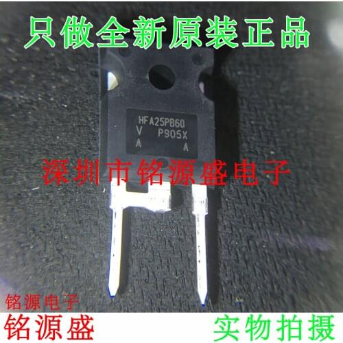 Free Shipping10PCS/LOT Original 100% NEW HFA25PB60 TO247-2 HFA25PB60PBF TO-247 25PB60 600V 25A