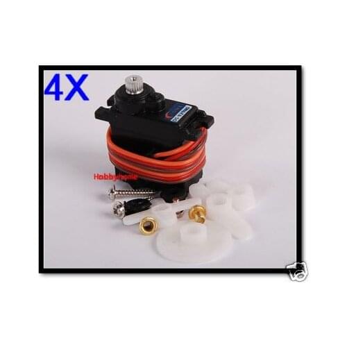 4x Corona DS-929MG Metal Gear Digital Servo TREX 450