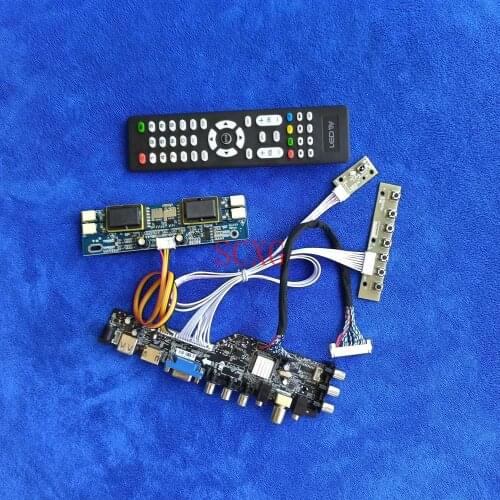 For LM200WD1/LTM200KP01/LTM200KT01/M200O1 AV VGA USB HDMI-compatible 4CCFL Controller Board KIT 30 Pin LVDS 1600*900 Digital DVB