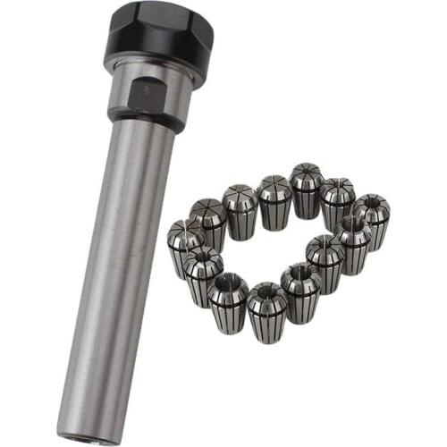 GTBL CNC C20-ER20A-100L Straight Shank Chuck Spring Collets for Drilling Milling Pack of 14