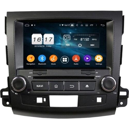 IPS PX6 Android 10 4gb+64gb Car Radio DVD for Mitsubishi Outlander 2006-2012 Stereo Radio GPS Bluetooth 5.0 WIFI Easy Connect
