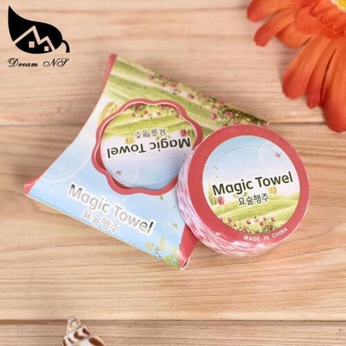 Dream NS 1pcs 35x55 One-time Compressed Towel Coin Tissues Toilet Paper Magic Napkin Wipes Travel Sports Face Magic Towel