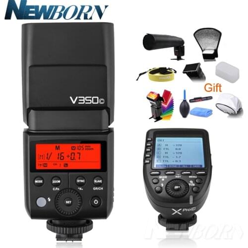 Godox V350C TTL HSS 2.4G Li-ion Battery Faster Recycle Time Speedlite Flash with Xpro-C Transmitte Trigger for Canon