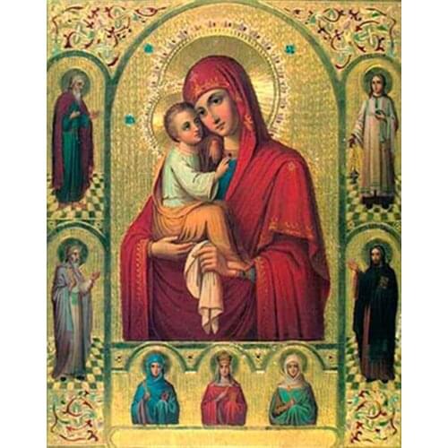 Mosaic 3D diy diamond painting religious icon home decoration diamond embroidery classic style full rhinestone