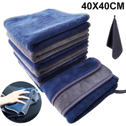 Soft Car Wash Microfiber Towel 800GSM Car Cleaning Drying Cloth Auto Care Cloth Detailing Ultra Absorbancy Car Wash Towel 1/3pcs