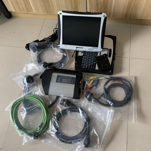 MB Star C4 with software 2020.12 newest 360gb ssd with Toughbook CF19 4g laptop MB Star C4 SD Connect ready to work