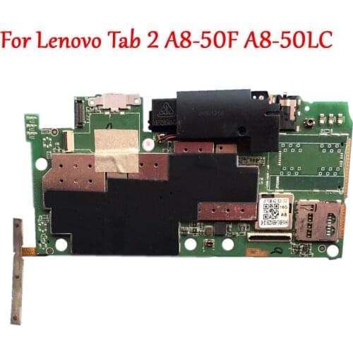 Original Tested Full Work Motherboard for Lenovo Tab 2 A8-50 A8-50F A8-50LC Logic Circuit Electronic Panel FPC