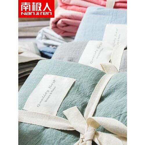 Washed Cotton Bed Sheet Single-Piece Cotton Quilt Sheet