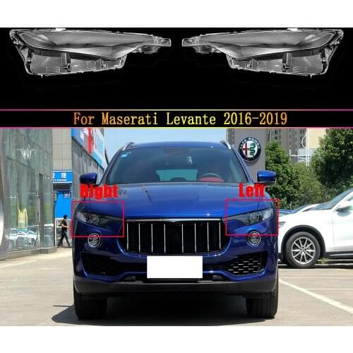 Headlight Transparent Lampshade Shell Headlights Lampshade Head Light Lamp Cover For Maserati Levante 2016 2017 2018 2019
