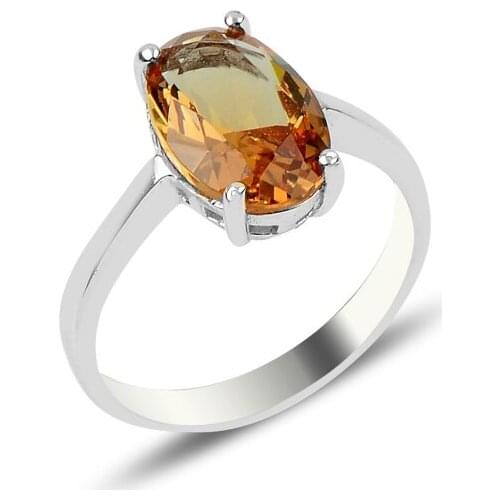 Silver 925 Sterling Zultanite Cubic Zirconia Ring