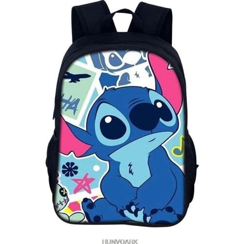 Stitch Cartoon girls Boys Backpack School Backpack for Teenage Girls Children School Bag Students Book Bags Mochila Escolar