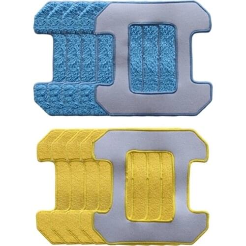 5Pcs Wet Mop/5Pcs Dry Mop for Hobot 268 Window Clean Mop Cloth Weeper Glass Windows Microfiber Cloth Cleaner Part