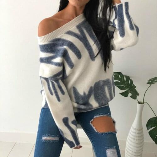 Multi Striped Knitted Soft Pink Sweaters Womens Autumn Winter Long Jumpers Oversized Pullovers Streetwear Loose Outerwear 2020