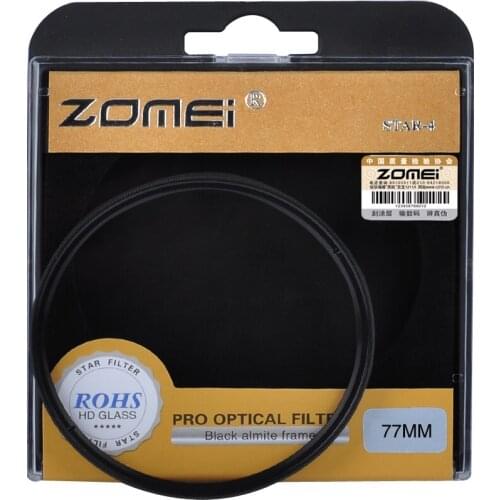 ZOMEI Star filter +4 Points + 6 Points + 8 Points for Canon Nikon DSLR Camera Lens 52/55/58/62/67/72/77mm