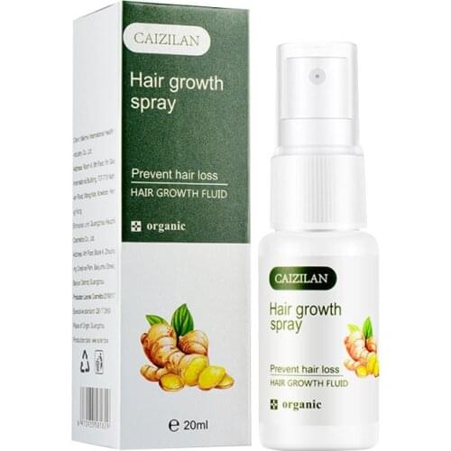 1 Pc Professional Ginger Anti Hair Loss Hair Growth Spray Essential Oil Liquid Care Hair Loss Products ReGrowth Ginger Spray