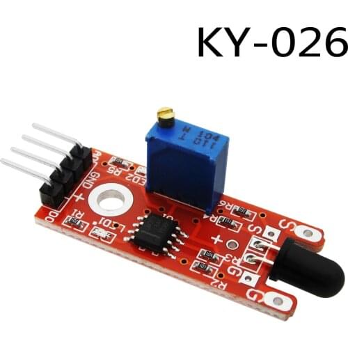 10PCS KY-026 IR Flame Sensor Fire Module Detects