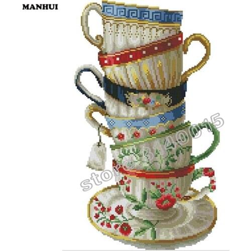 Diamond Painting Decorative Painting Diamond embroidery Porcelain bowl Full Resin Mosaic 5D Cross Stitch Diamond pattern BAC004