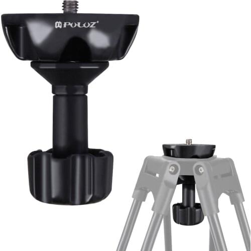 3/8'' 75mm Aluminum CNC Half Ball Flat to Bowl Adapter Converter for Manfrotto Weifeng Video Tripod Fluid Head DSLR Rig Camera