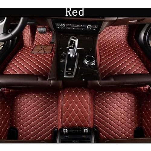 Car 3D Luxury Leather Car Floor Mats For Toyota Camry 2018 2019 EMS Free shipping