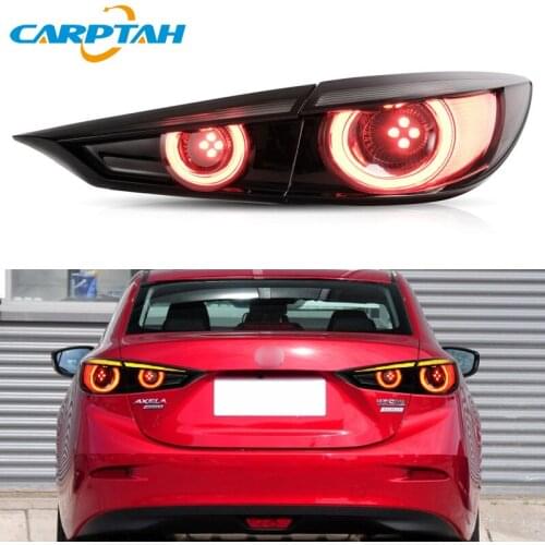 Car Styling Tail Lights Taillight For Mazda 3 Axela 2014 - 2018 Rear Lamp DRL + Dynamic Turn Signal + Reverse + Brake LED Light
