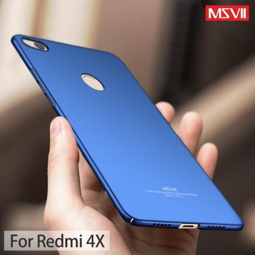 MSVII Cases For Xiaomi Redmi 4x Case Cover Xiaomi Redmi 4x Pro Case Xaomi Redmi 4 x Silm PC scrub cover For Xiaomi 4x Cases 5.0"