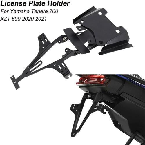 For Yamaha Tenere 700 Tenere700 2020 2021 NEW Motorcycle License Number Plate Holder Mount Bracket