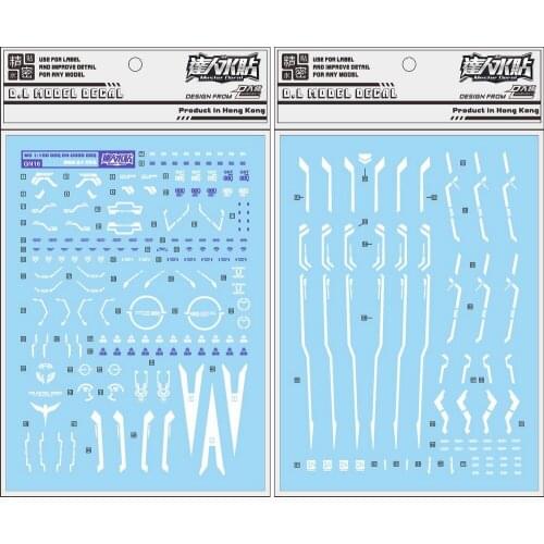 GN16 8822 MB 00Q Gundam Water sticker Decal Action Figure Assemble Model Toys