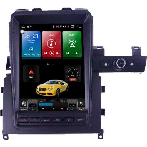 For Nissan Skyline GT-R GTR Android 10.0 128G+6GB Tesla Style Car GPS Navigation Headunit Multimedia Player Radio Tape Recorder