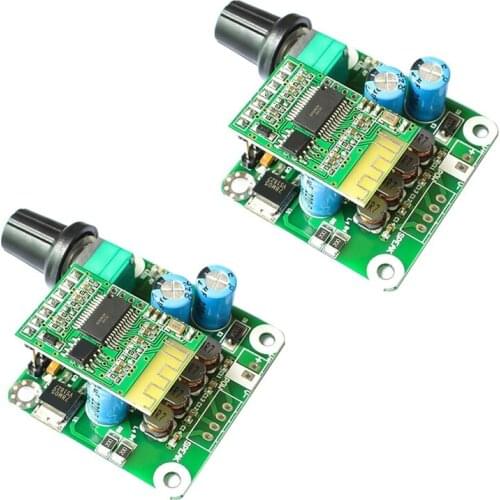 Hot-2PACK Audio Power Amplifier Board 15W+15W Bluetooth 4.2 TPA3110 Digital Stereo Audio Power Amplifier Board Module