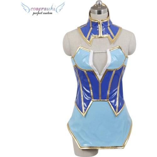 Tiger & Bunny Karina Lyle/Blue Rose Cosplay Costume ,Perfect Custom For you
