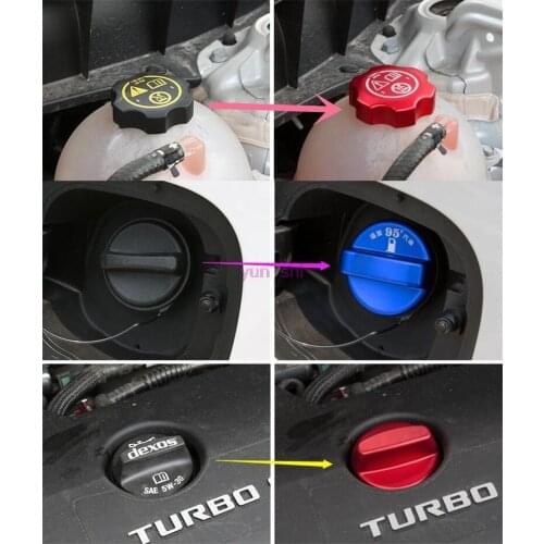 2 Color Metal Car Engine Oil Filler Cap Water Tank Inlet Cap Fuel Cover Car-styling For Cadillac XT5 ATSL Protect Accessories