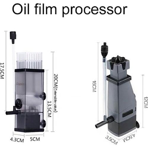 Oil Film Processor Surface Skimmer to film remove water Protein Skimmer pump for fish tank water Filter pump