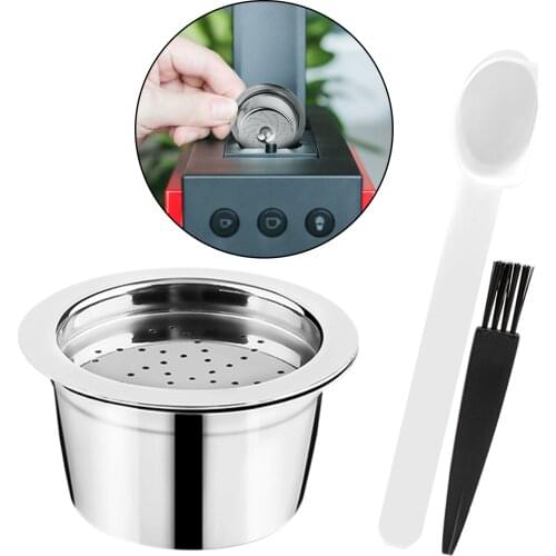 Stainless Steel Refillable Reusable Coffee Capsule Cafeteira Filter for ALDI Expressi Classic Machine