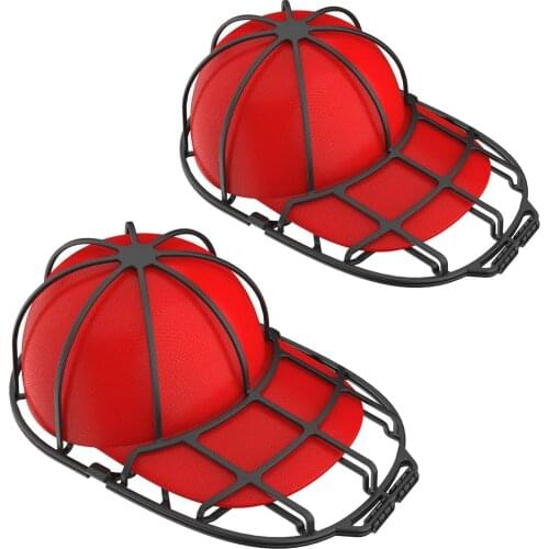 Double-deck Hat Cleaners-New Design Baseball Cap Washer, Fit for Adult/Kids Hat Washer Frame/Washing Cage, Hat Sha