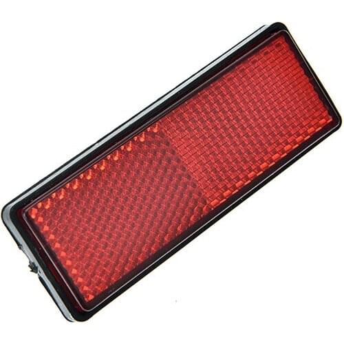 87x32x9mm Reflective Board Mountain MTB Bicycle Rack Tail Safety Warning Lamp Cycling Bike Rear Reflector