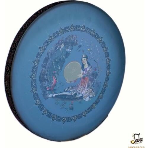 Persian Iranian Painting Daf, Def, Erbane With Soft Case NDR-316