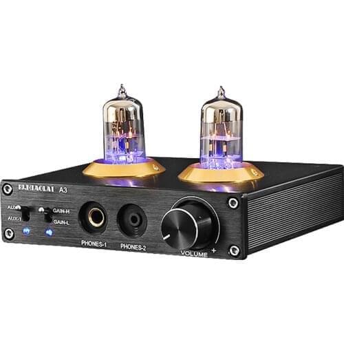PJ.MIAOLAI Preamp 6N3 Vacuum Tube Preamplifier Bluetooth 5.0 Headphone Amplifier With MAX9722 HiFi Stereo Audio Decoder Chip